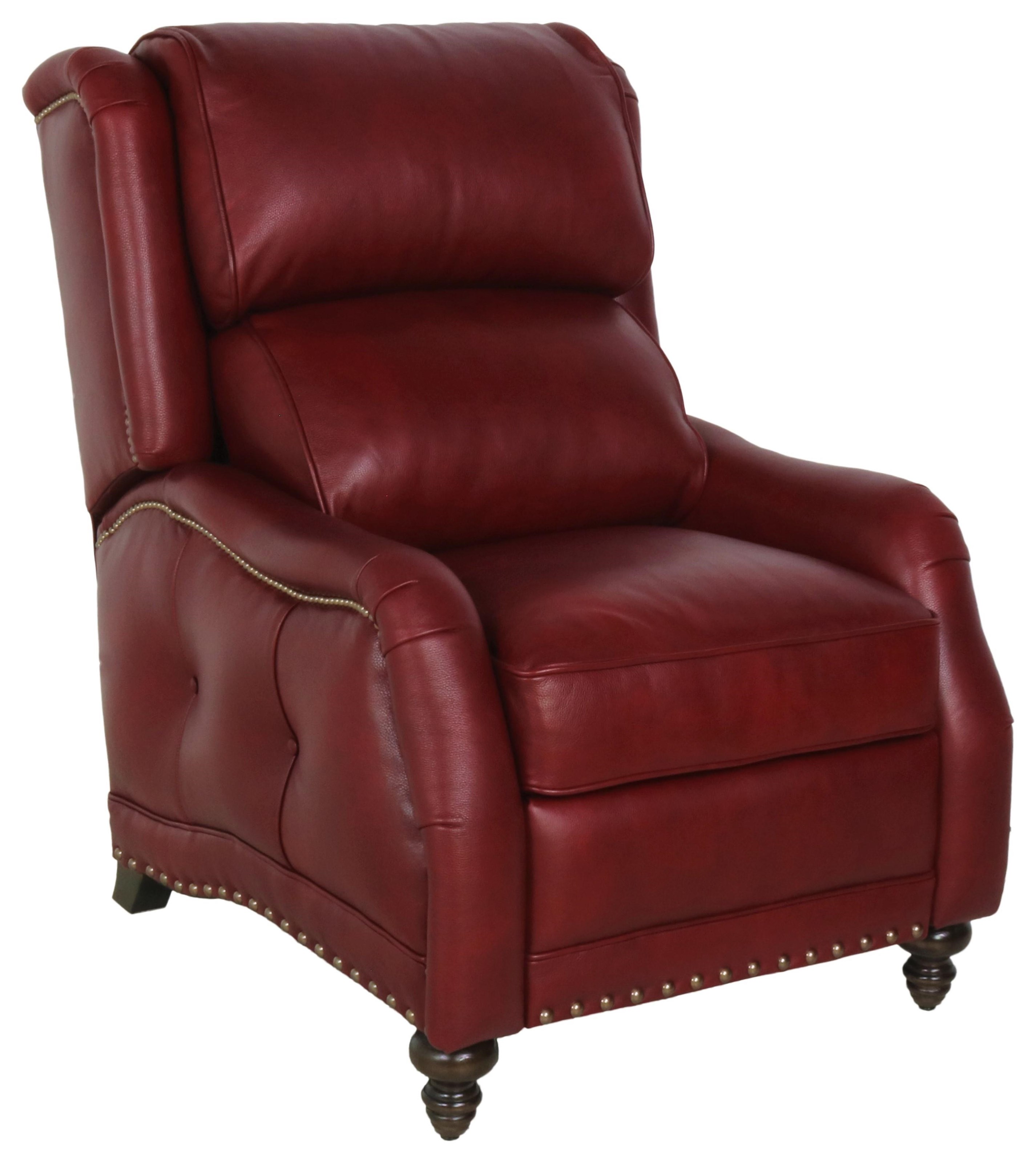 Custom leather outlet recliner